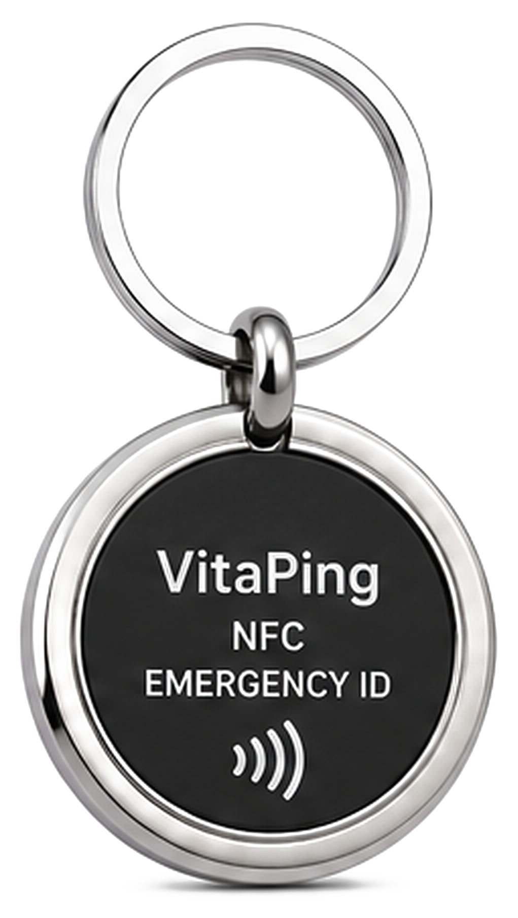 VitaPing round NFC emergency ID fob