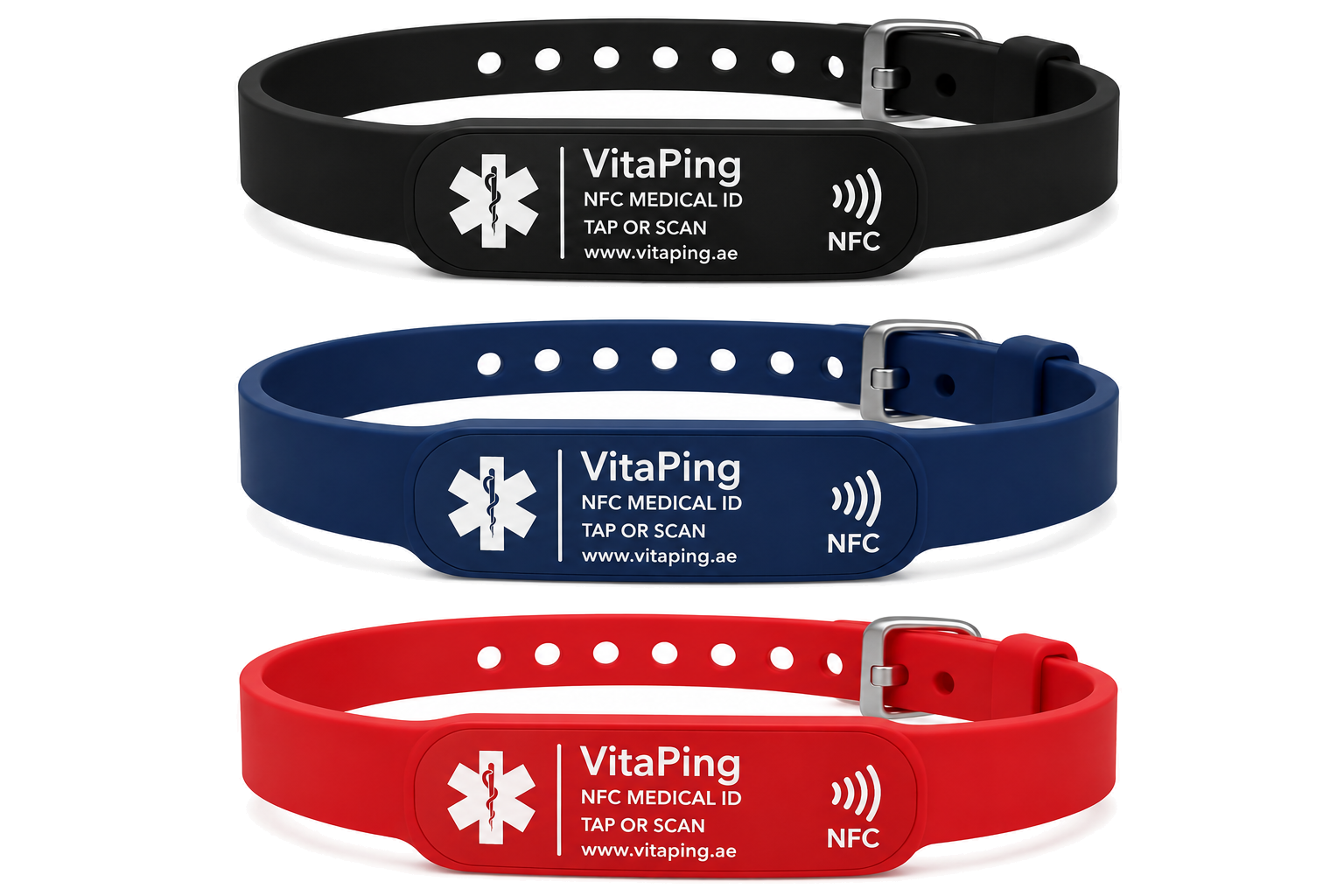 VitaPing care wristbands